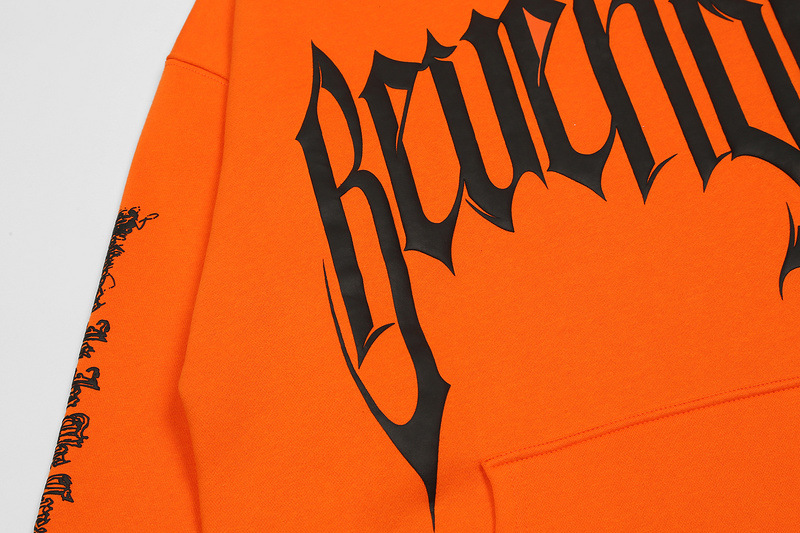 潮牌复仇revenge连帽现货抽烟女印花立体贴袋情侣帽衫批发