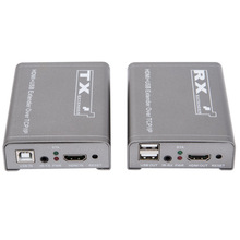 HDMI 200M KVM EXTENDER 网络延长器USB HDMI to RJ45  TCP/IP/IR