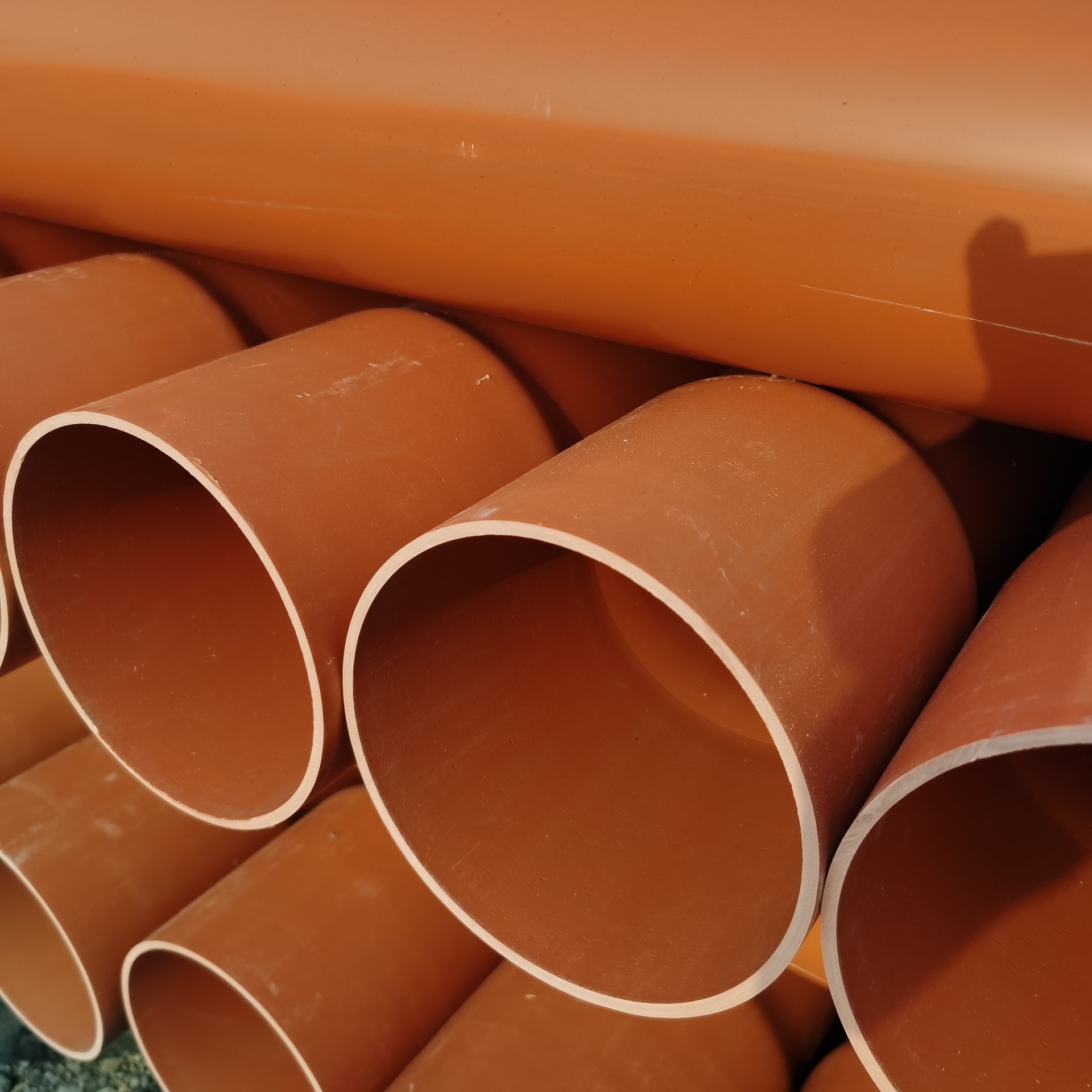 河北众诚管道订购电力电缆护套管pvc高压电力管110电缆管规格多样