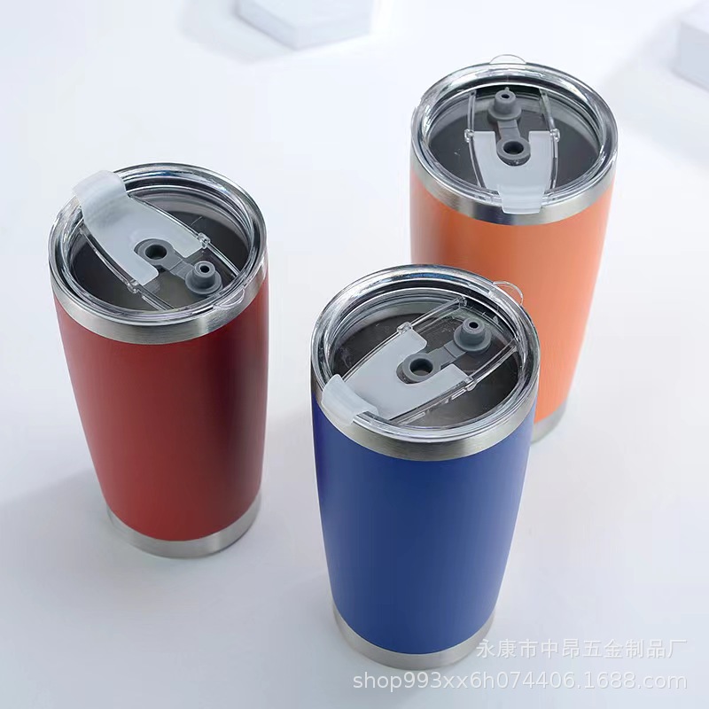 Exclusive for Cross-Border 20Oz Stainless Steel Thermos Cup Cup Large Ice Cup Amazon Dedicated 304 Liner Food Grade