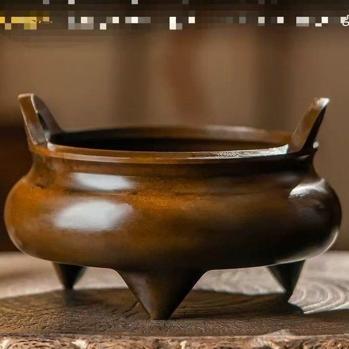 厂家批发 苏工制作 元宝炉   宣德炉