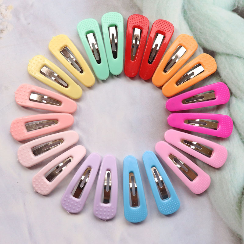 Colorful Children's Barrettes Korean Mini Water Drop BB Clip Baby Cute Girl's Broken Hair Hairpin Bang Clip Set