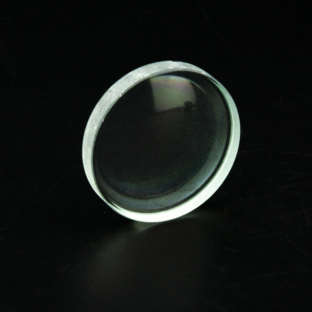 50mm光学玻璃透镜医疗科研用放大镜片凸透镜聚光调焦放大透镜zlm