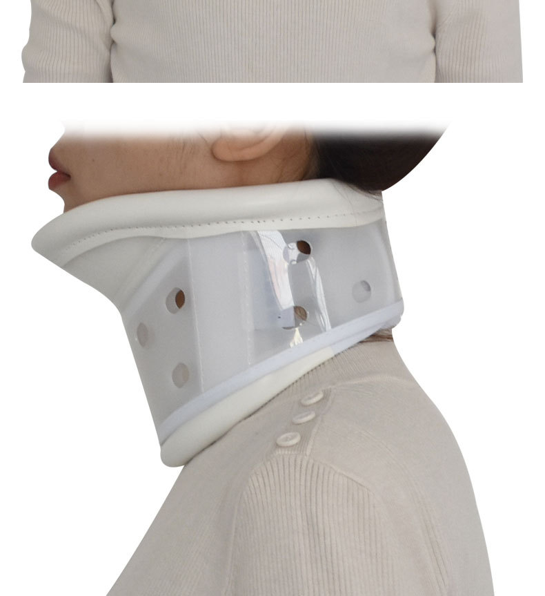 颈部保护器 可调节护颈 pe材质新型椭圆孔康复cervical colla