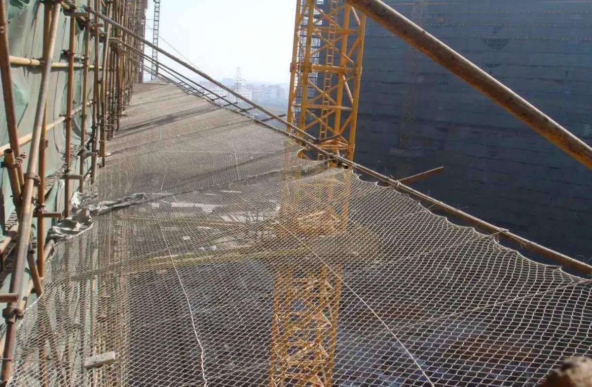 厂家直销安全平网白色涤纶防坠网大眼小眼安全网建筑防护防坠网