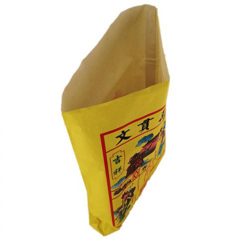 包袱黄钱袋纸袋大号红纸袋彩色袋扫墓烧纸钱装元宝冥纸金条袋子