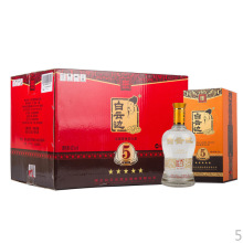 白云边5星陈酿湖北名酒42度兼香型特价白酒整箱礼盒酒水用酒