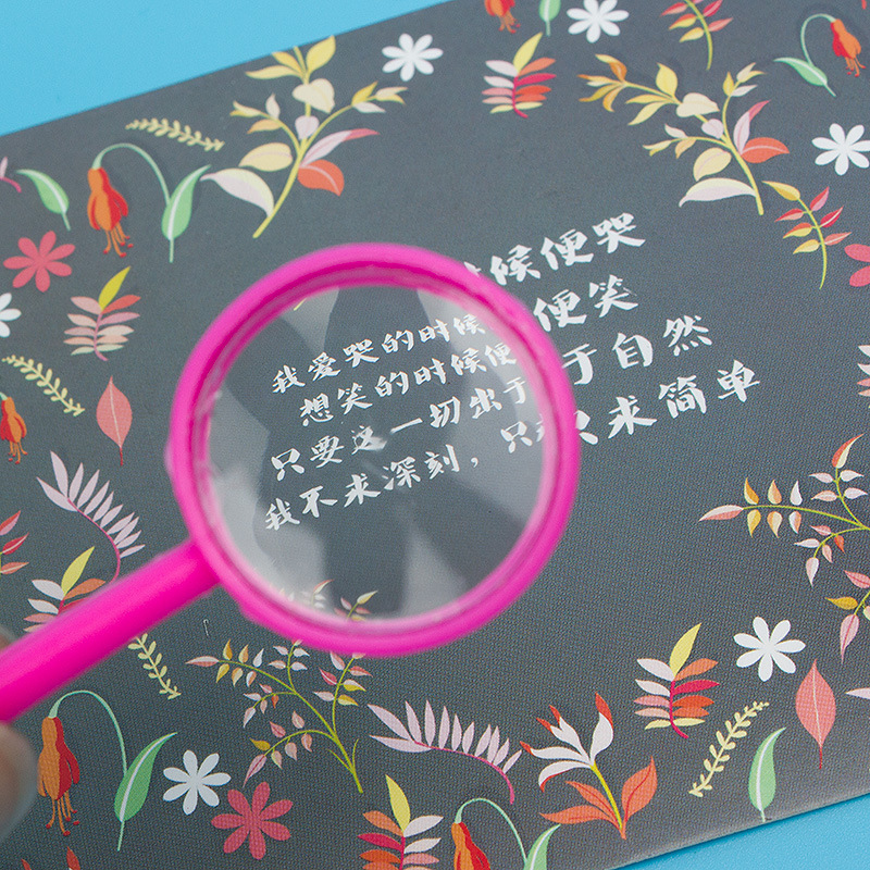 Magnifying Glass Shrink Mirror Physics Science Experiment Props Free DIY Creative Idea Simulation