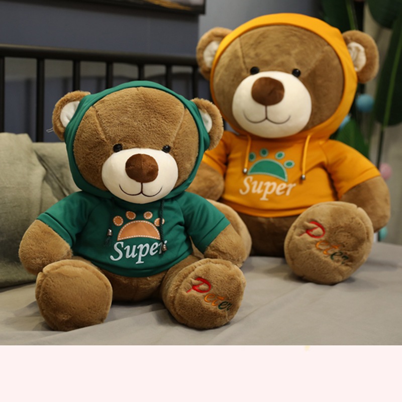 可爱泰迪熊公仔毛绒玩具布娃娃女生男孩彼得熊抱抱熊六一儿童礼物