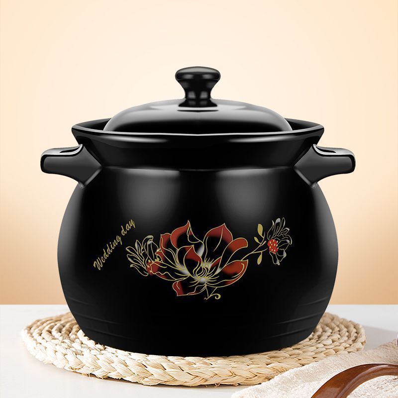 砂锅家用煲汤耐高温汤煲陶瓷炖锅明火家用燃气专用大容量商用汤锅