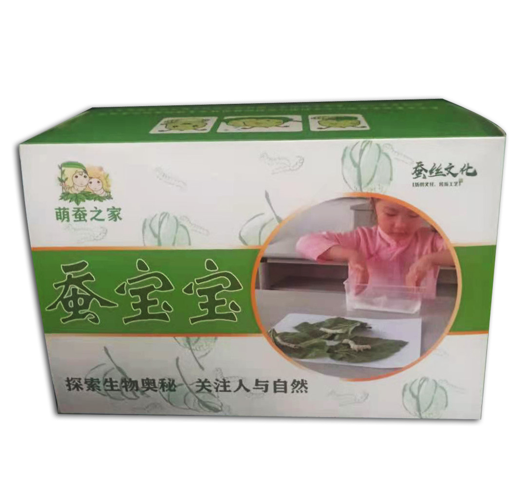 学生科普套装养蚕套装彩盒蚕宝宝包装盒