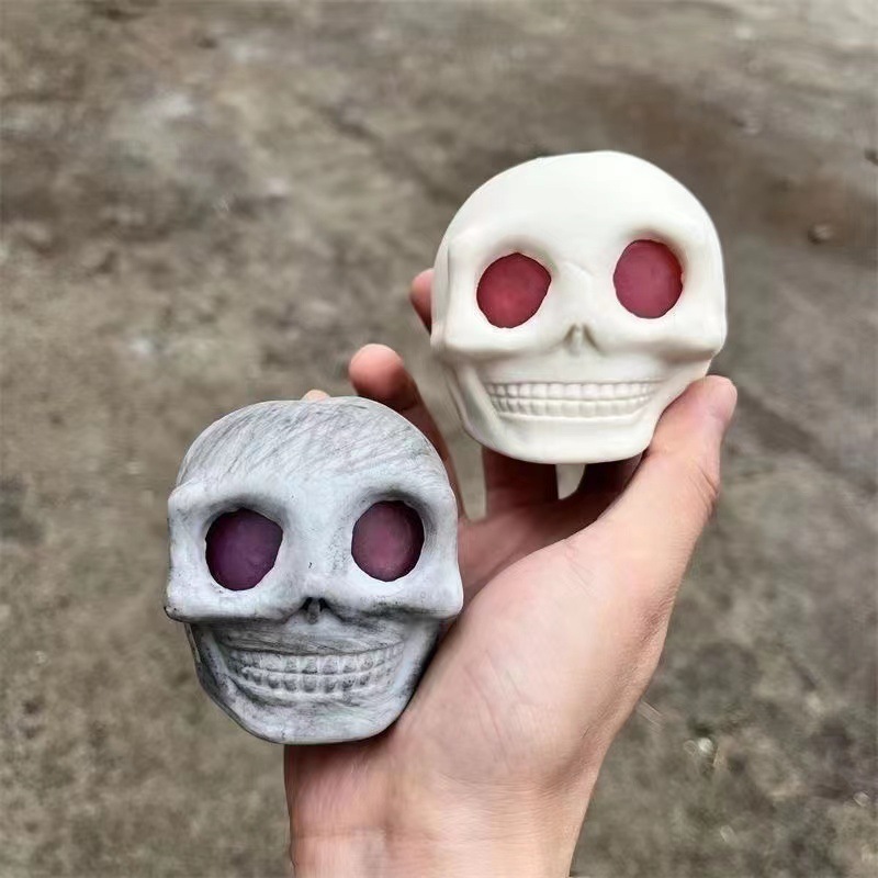 Creative New Exotic Whole-Person Toy Skull Stress Ball Skull Monster Dark Goth Squeezing Toy