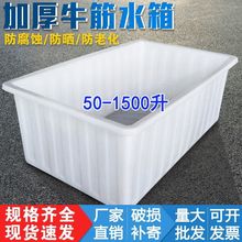 加厚牛筋塑料水箱长方形家用大号水桶储水箱水产养殖养鱼养龟水槽