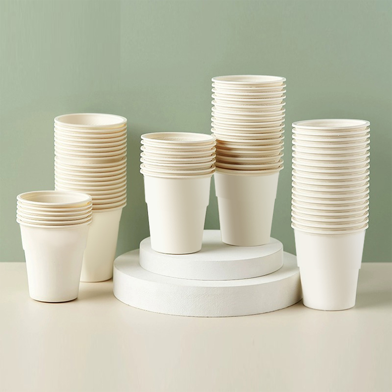 v9d@洁成玉米淀粉基杯185ml*100只一次性可降解纸杯茶水杯其-阿里巴巴