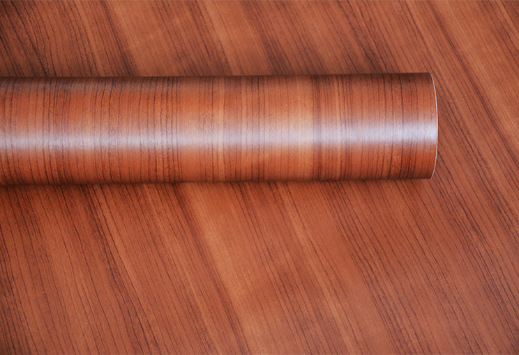 韩国家私宝波音软片仿真实木红胡桃 家具翻新贴柜门木纹贴膜