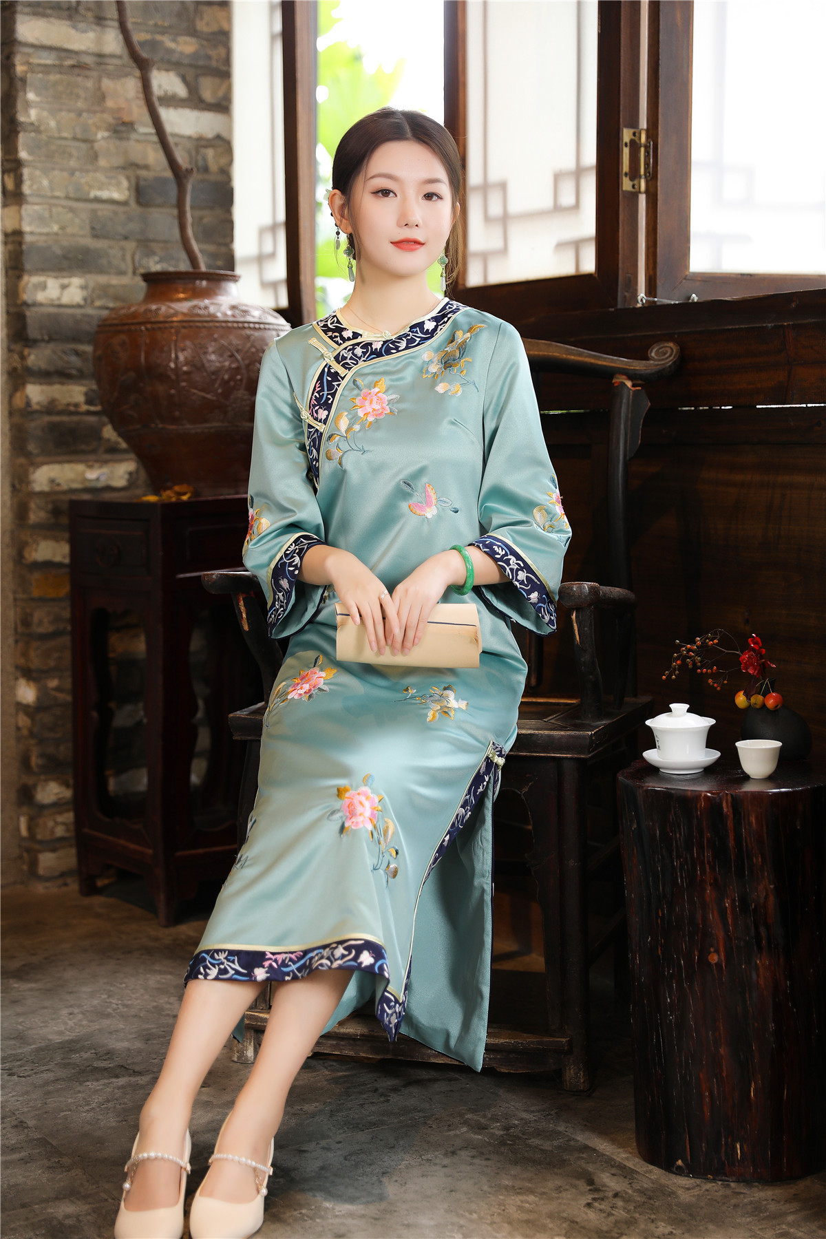 旗袍新款长款修-旗袍新款长款修厂家,品牌,图片,热帖-阿里巴巴