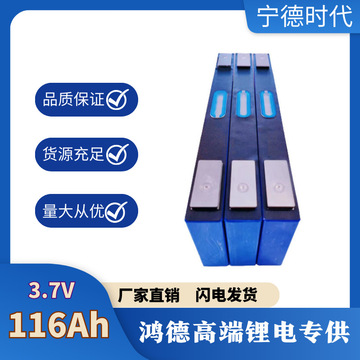 全新宁德时代116ah安三元锂电池3.