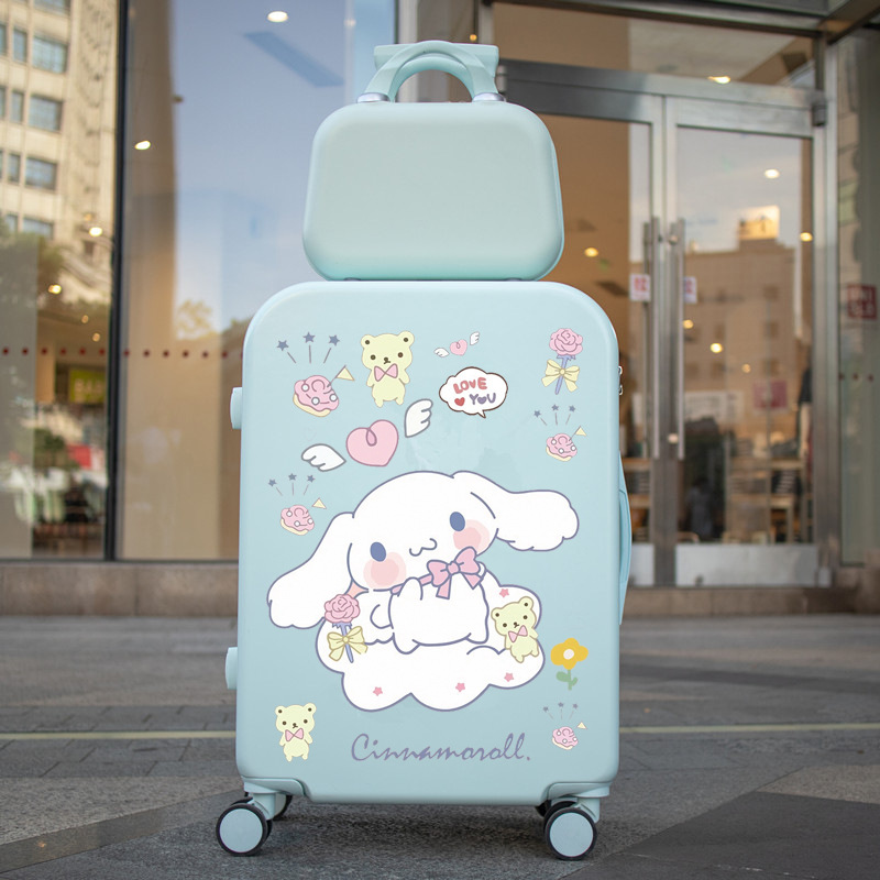 Cartoon Luggage 20 Traveling Trolley Case Universal Wheel 24 Male and Female Students 26 Password Leather Case 28-Inch Suitcase Set Tide