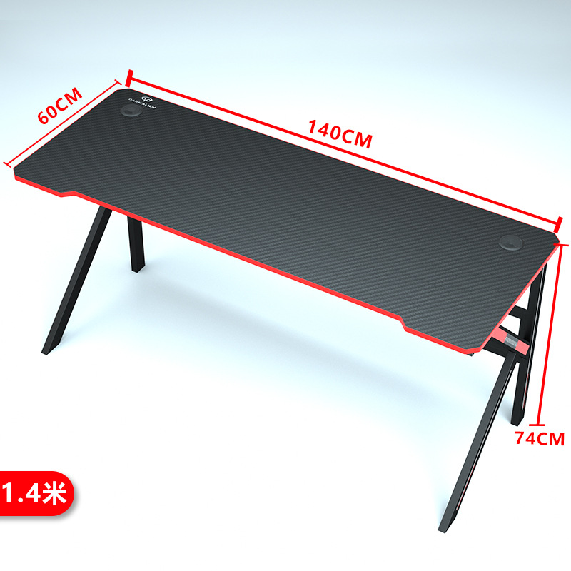 T-Type Game Tables Computer Desk Gaming Table Internet Bar and Internet Café Live Anchor E-Sports Hotel Carbon Fiber Game Tables
