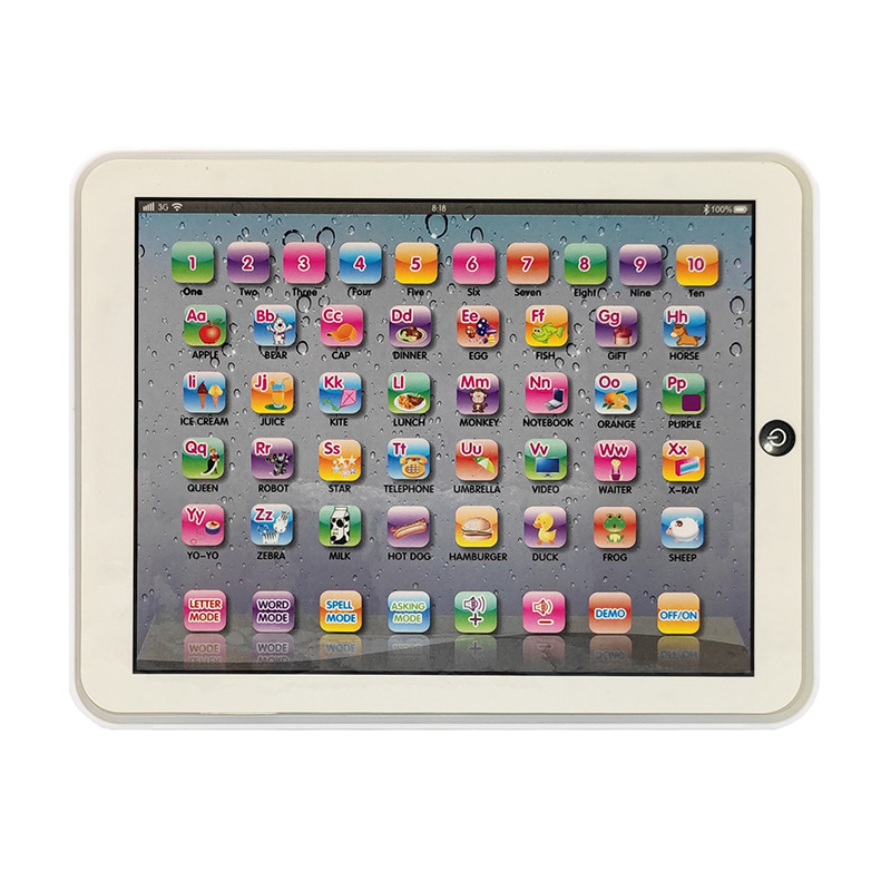 跨境新品儿童英语早教学习机玩具ipad英文点读机热卖平板点读机