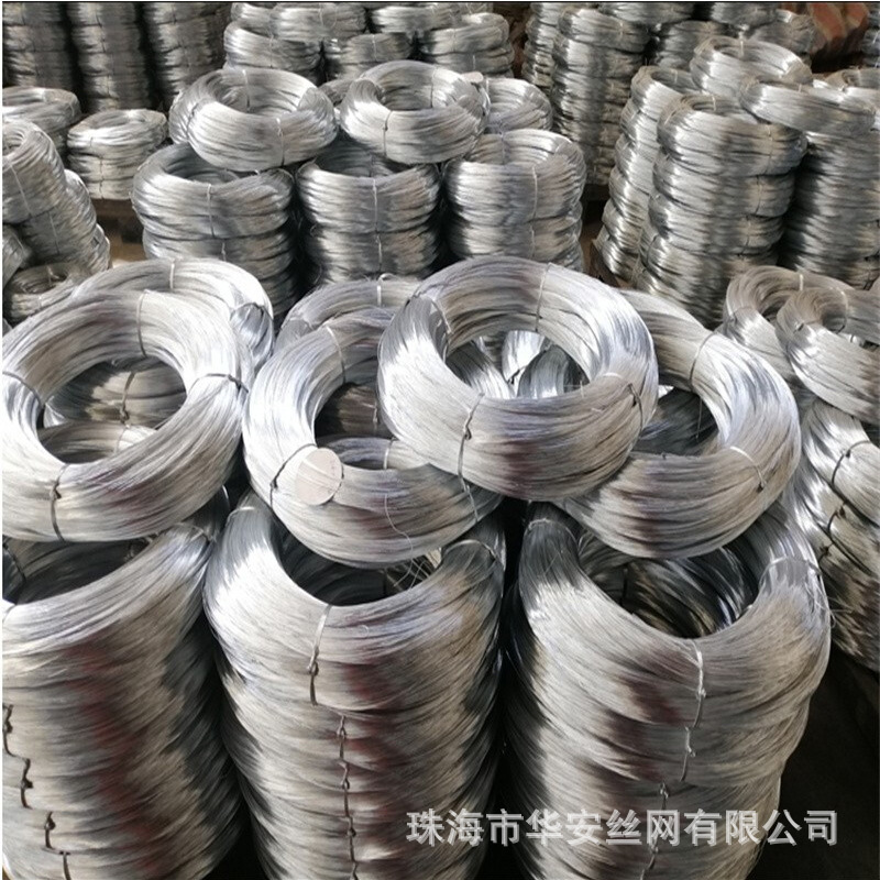 江门现货镀锌铁丝工地建筑农业捆绑扎丝打包细铁丝线种植大棚铁线