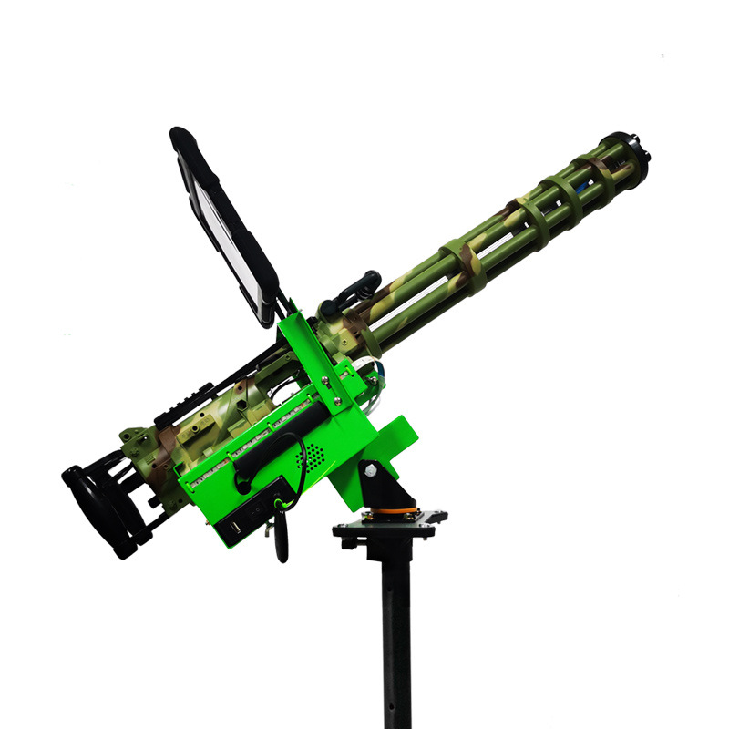 ar仿真款加特林网红新款小孩爱玩智能黑科技摆摊神器游戏枪射击枪