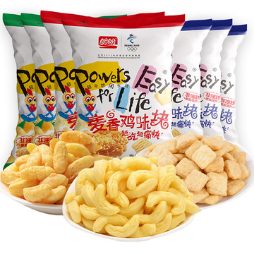 盼盼鸡味块麦香105g大包墨西哥解馋零食小吃休闲食品膨化薯片礼包