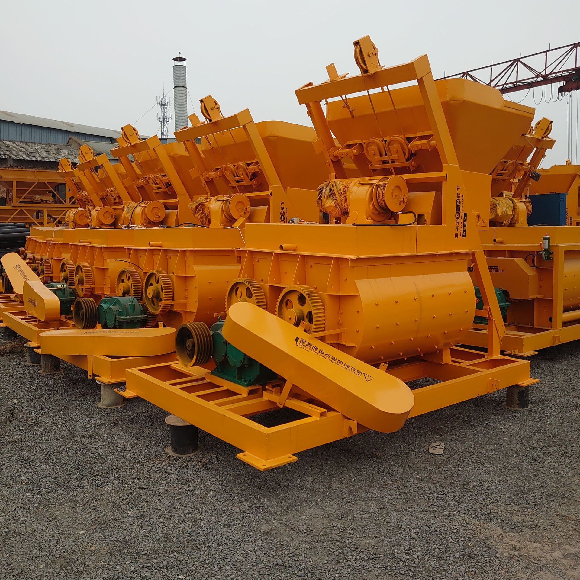 js强力双轴混凝土搅拌机 卸料速度快轻骨料搅拌机 搅拌站配套主机-阿