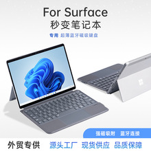 适用微软SurfacePro8/9/X超薄蓝牙键盘GO1/2/3/4磁吸pro3/4/5/6/7