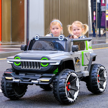 韦尼坦克300儿童电动车可坐人男女宝宝越野车四轮驱动小孩玩具车