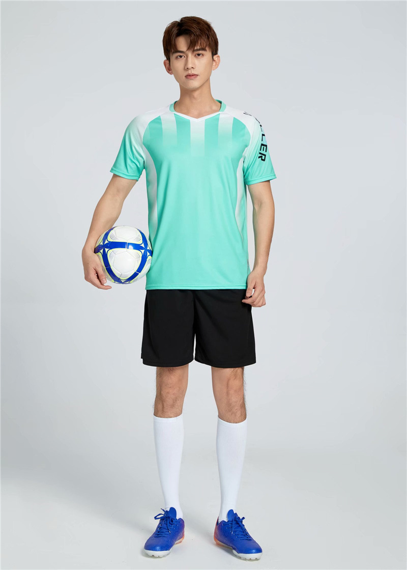 足球服套装男成人儿童小学生印制训练衣服比赛队服足球运动球衣夏