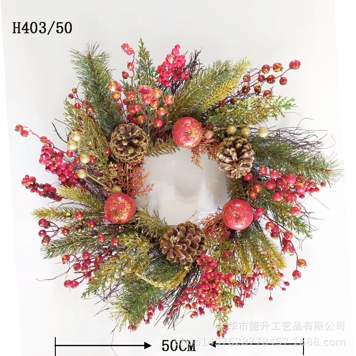 Cross-Border E-Commerce Manufacturers Supply Scene Decoration Christmas Ornaments Hotel Ornaments Heliosphere Real Rattan Decoration Garland