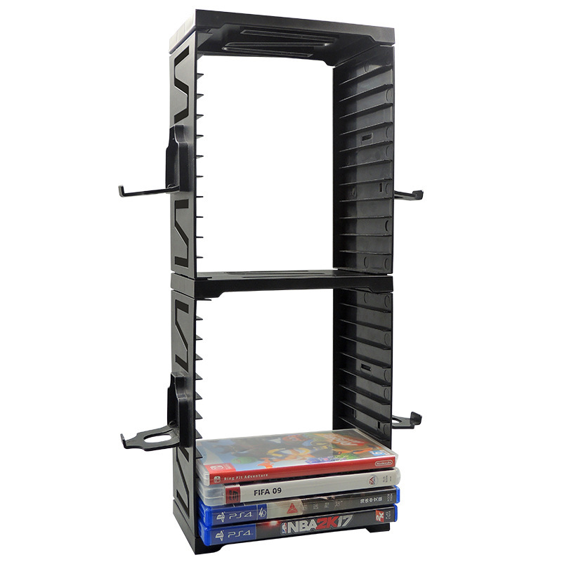 Ps5 Game Optical Disk Cartridge Storage Rack Xbox Disc Double-Layer Storage Box Bracket Switch Storage Plate Rack