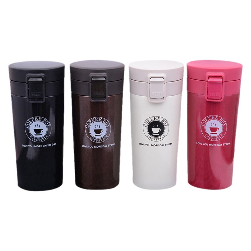 A36 Modern Simple Stainless Steel Coffee Cup Outdoor Portable Student Creativity Thermos Cup