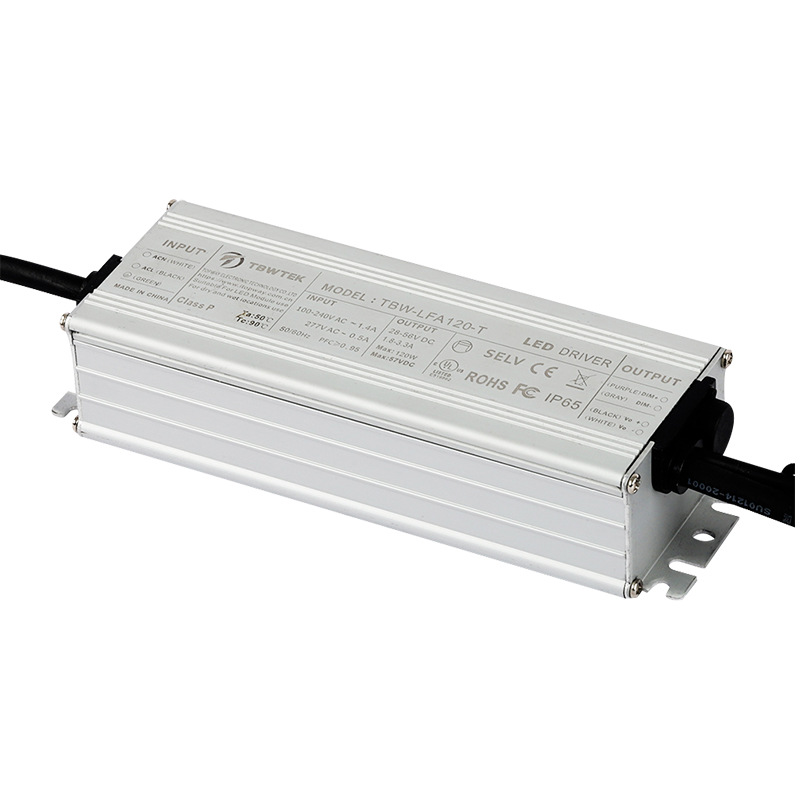 深圳拓邦威120w小体积植物灯电源支持网口集控旋钮调光自带刻度