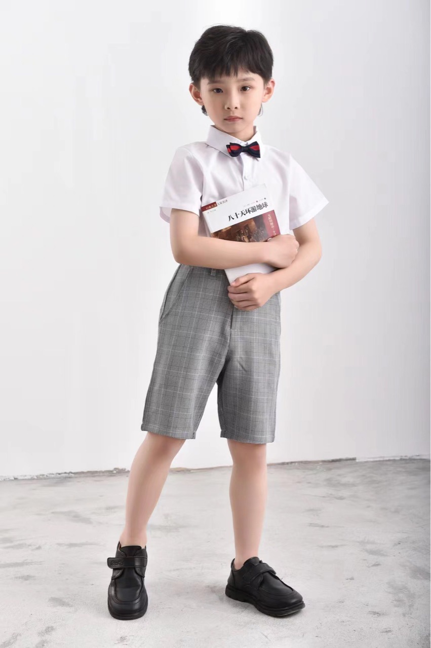 2023 Children's Clothing Cai Xukun Same Style Suspender Shorts Performance Dress