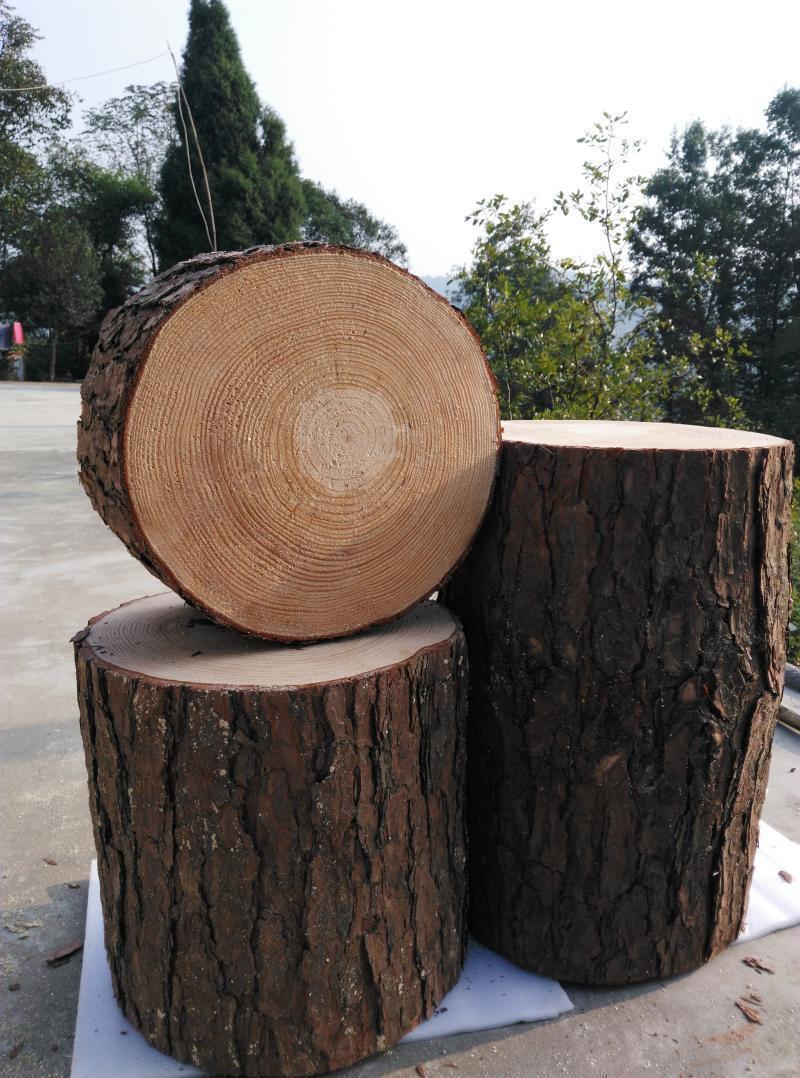 适用实木墩子原木凳子天然木桩树墩原木桩树桩松木树墩子底座花架