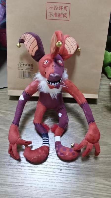 跨境毛绒玩具我的歌唱my singing monsters wubbox怪兽红狼公仔