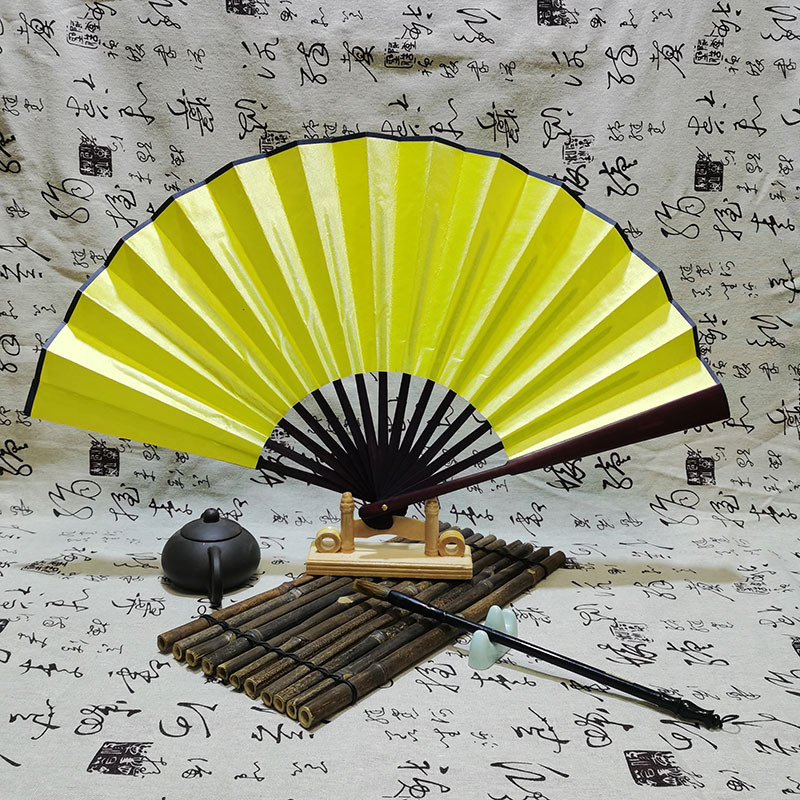 Blank Folding Fan Student Chinese Style Stall Folding Fan 8-Inch 10-Inch Antique Daily Scenic Area Fan Factory Wholesale