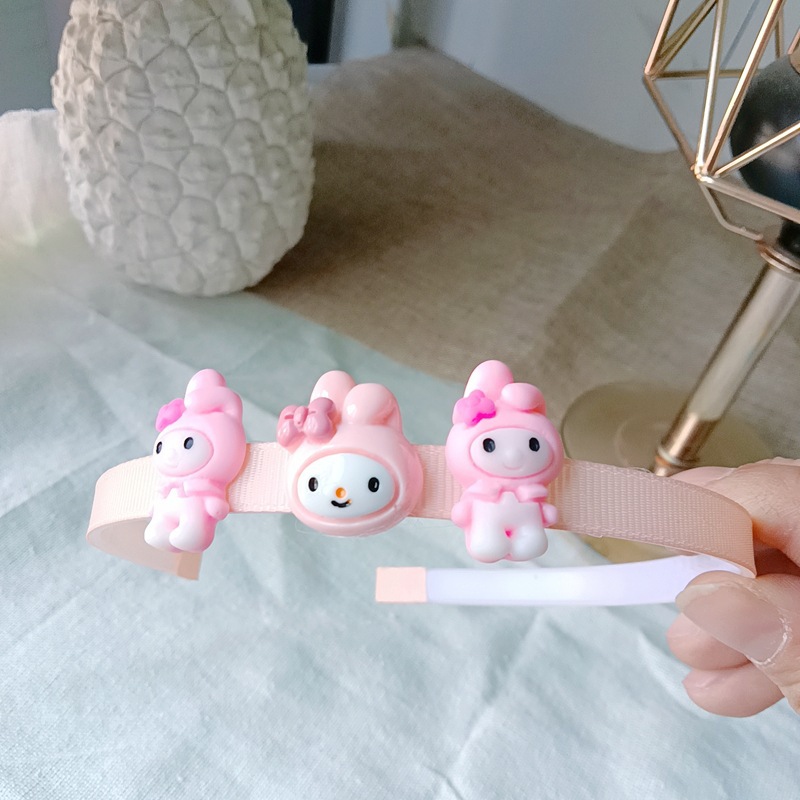 Hot Cute Child Washing Face Headband Sanrio Cartoon Hair Accessories Sweet Clow M Headband Boutique Hair Accessories for Women