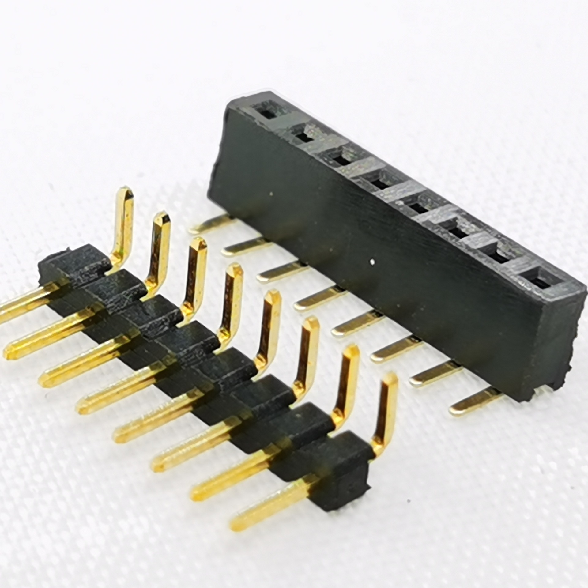 0mm双排2*3p 1*5p 90度排针插针针座贴片90度 直插排针