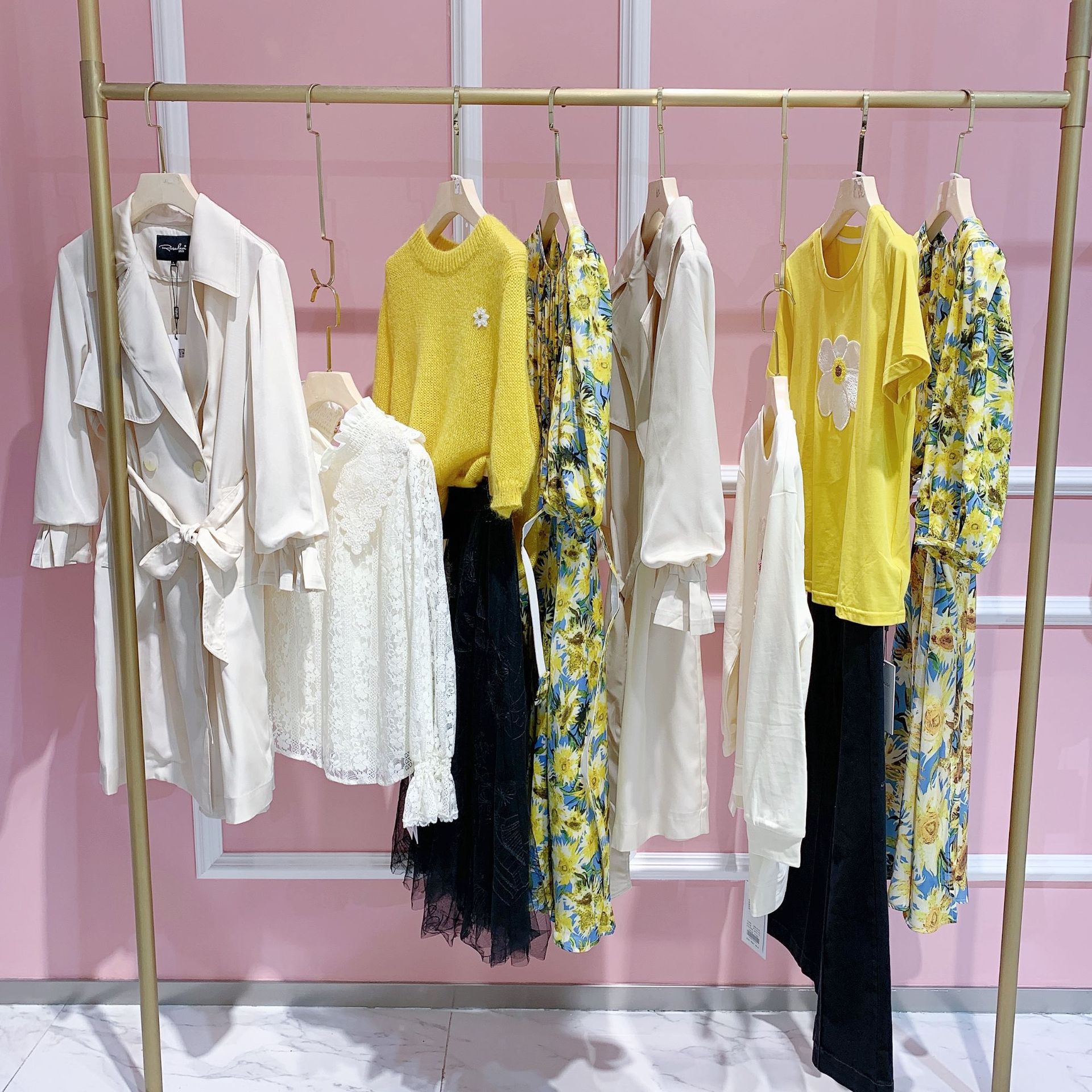 【朗斯莉】22春 品牌折扣女装专柜正品直播实体店货源批发