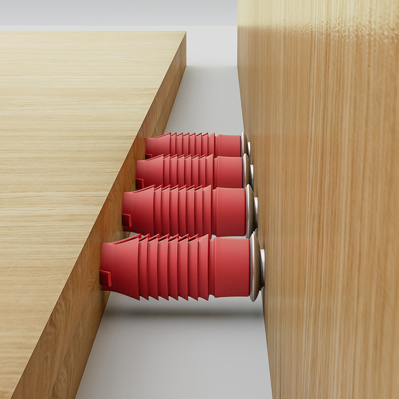 隐形二合一连接件家具连接件暗藏式三合一衣橱柜固件五金配件快装