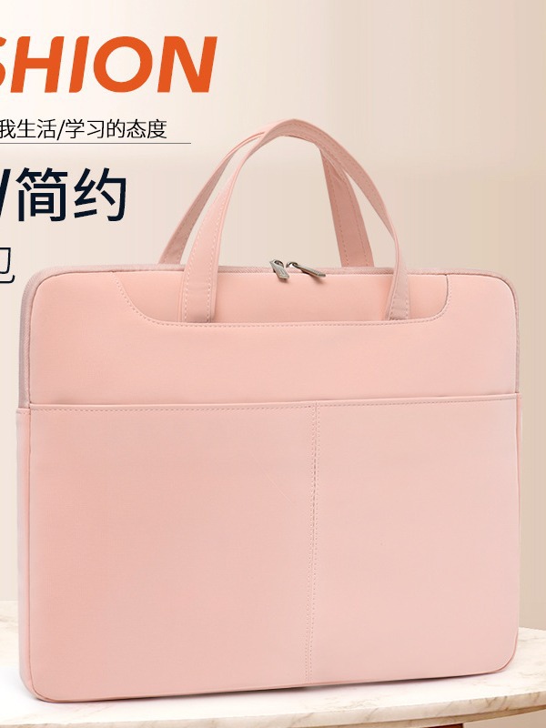 full pu huawei unisex briefcase business laptop bag 4-layer design shoulder bag fashion handbag