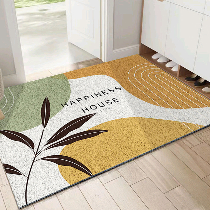 Nordic Instagram Style Entry Door Pvc Loop Floor Mat Entrance Home Use Door Mat Door Mat Non-Slip Carpet Cutting Mat