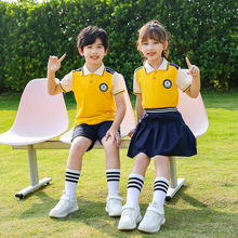 校服小学生夏季新款幼儿园园服男女童英伦风班服运动服装教师园服