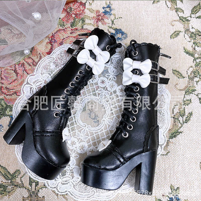 60cm Ye Luoli Doll Boots plus Velvet Band Hair High-Heel Boots 3 Points Bid Children's Shoes Barbie Doll Boots