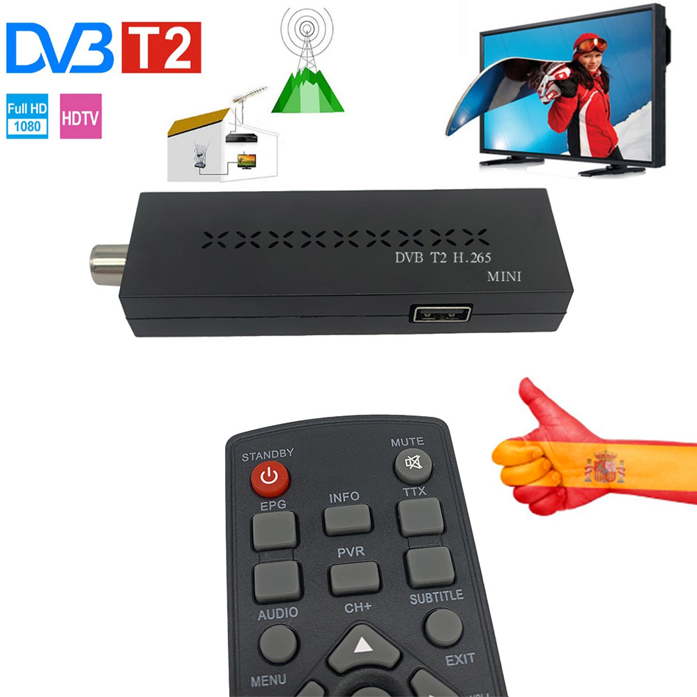 高清电视机顶盒dvb-t2mini hd h.265