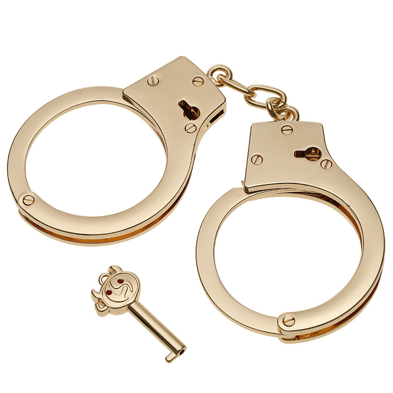 金色情趣玩具手铐脚铐捆绑束缚调情工具女用品性用具