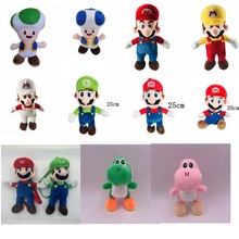 超级玛丽毛绒玩具 Super mario公仔动漫游戏周边娃娃玩偶马里奥